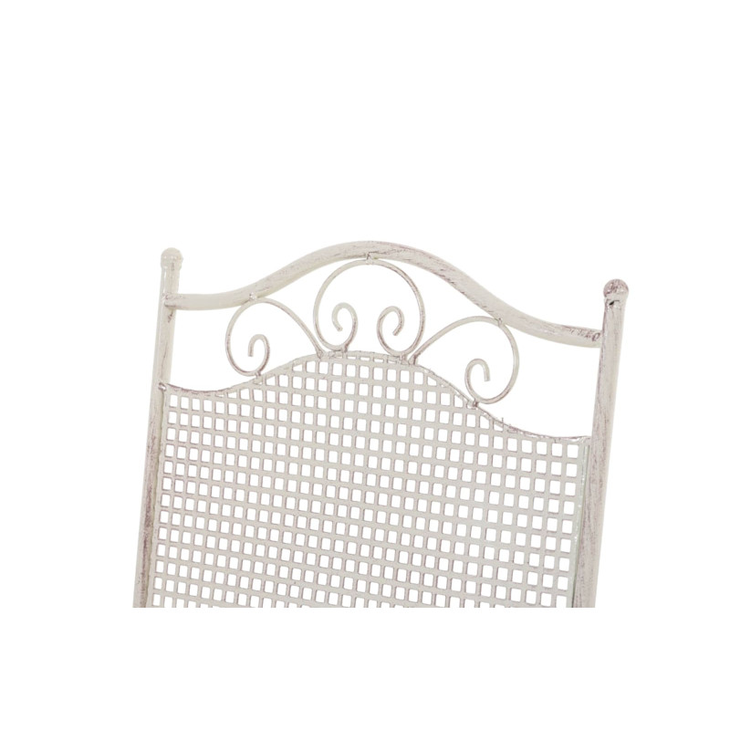 Ensemble de 2 chaises de jardin Kiran crème antique