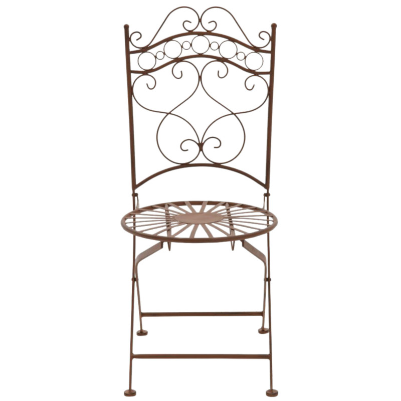 Ensemble de 2 chaises Indra marron antique