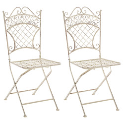Lot de 2 chaises de jardin...