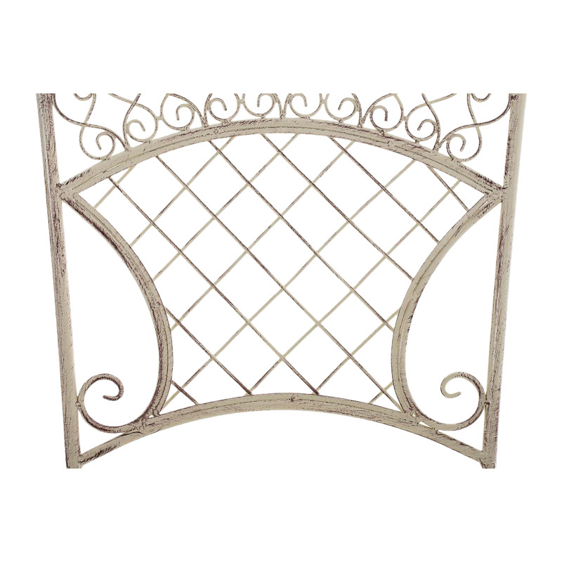 Lot de 2 chaises de jardin Adelar crème antique