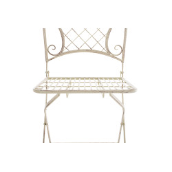 Lot de 2 chaises de jardin Adelar crème antique