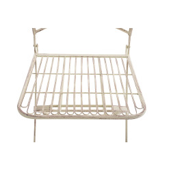 Lot de 2 chaises de jardin Adelar crème antique