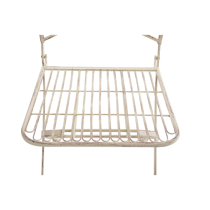 Lot de 2 chaises de jardin Adelar crème antique