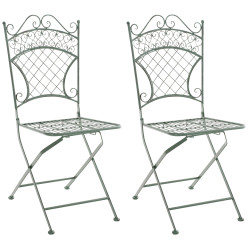 Lot de 2 chaises de jardin...