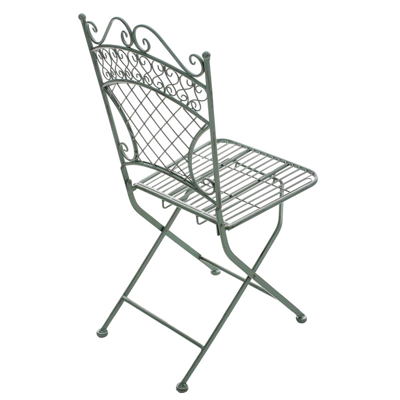 Lot de 2 chaises de jardin Adelar vert antique