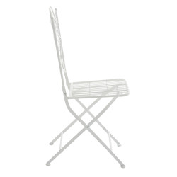 Lot de 2 chaises de jardin Adelar blanc