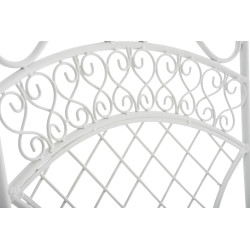 Lot de 2 chaises de jardin Adelar blanc