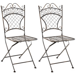 Lot de 2 chaises de jardin...