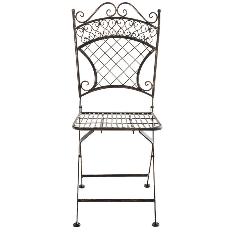 Lot de 2 chaises de jardin Adelar bronze