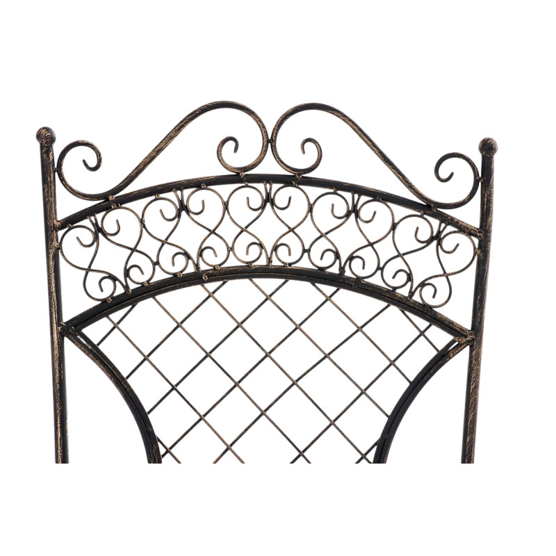 Lot de 2 chaises de jardin Adelar bronze