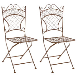 Lot de 2 chaises de jardin...
