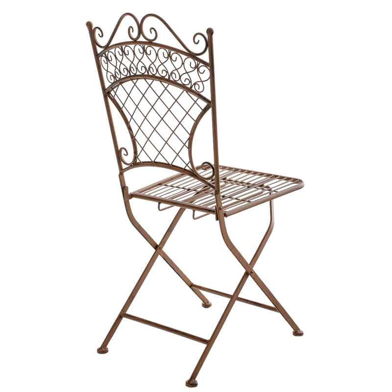 Lot de 2 chaises de jardin Adelar marron antique