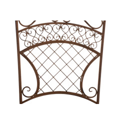 Lot de 2 chaises de jardin Adelar marron antique