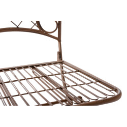 Lot de 2 chaises de jardin Adelar marron antique