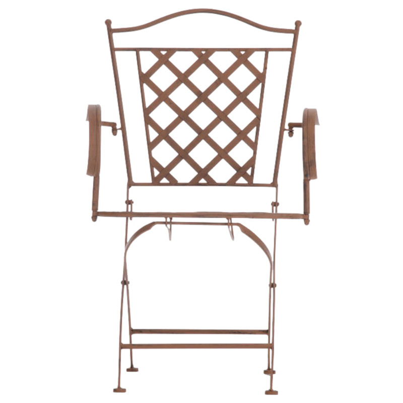 Ensemble de 2 chaises Adara marron antique