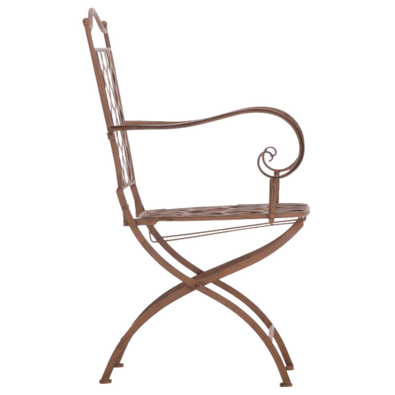 Ensemble de 2 chaises Adara marron antique