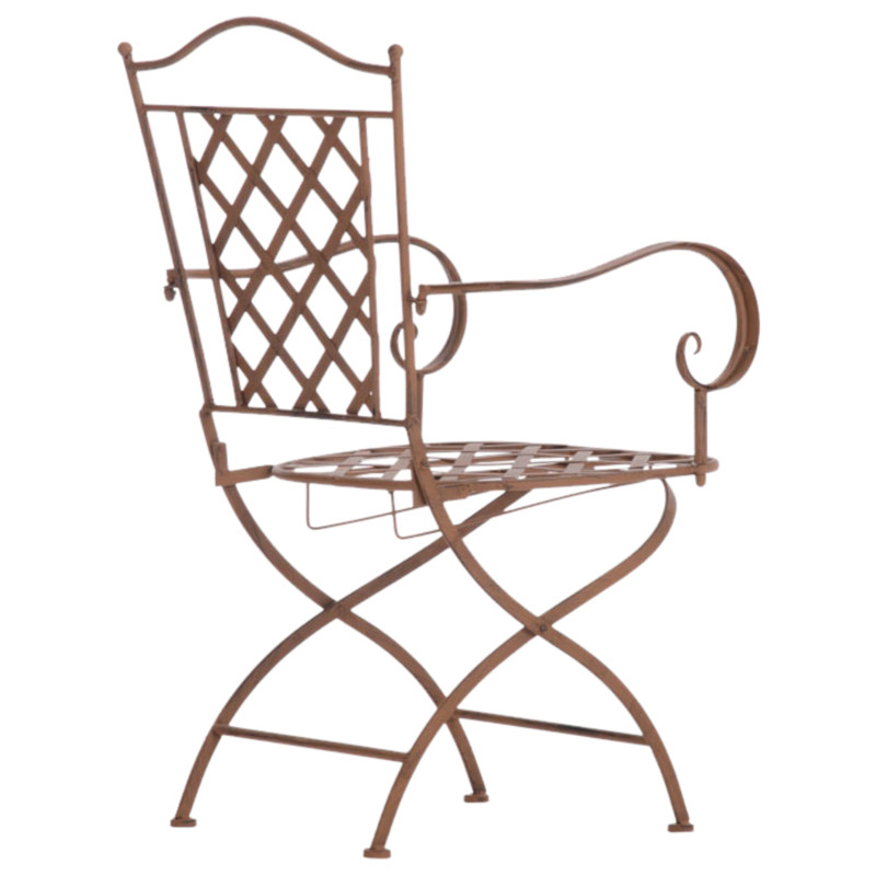 Ensemble de 2 chaises Adara marron antique