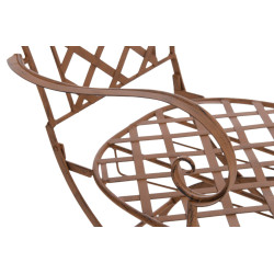 Ensemble de 2 chaises Adara marron antique