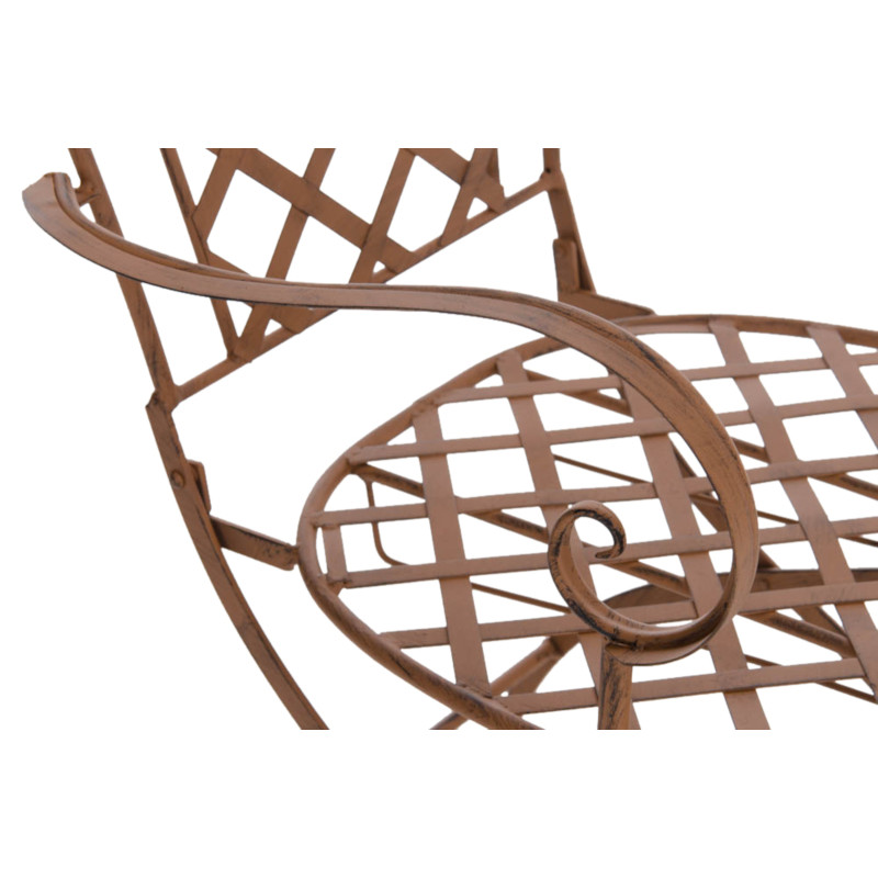 Ensemble de 2 chaises Adara marron antique