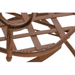 Ensemble de 2 chaises Adara marron antique