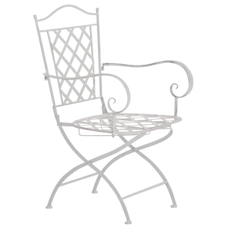 Ensemble de 2 chaises Adara blanc antique