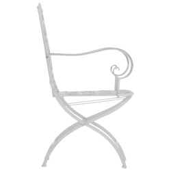 Ensemble de 2 chaises Adara blanc antique