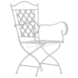 Ensemble de 2 chaises Adara blanc antique