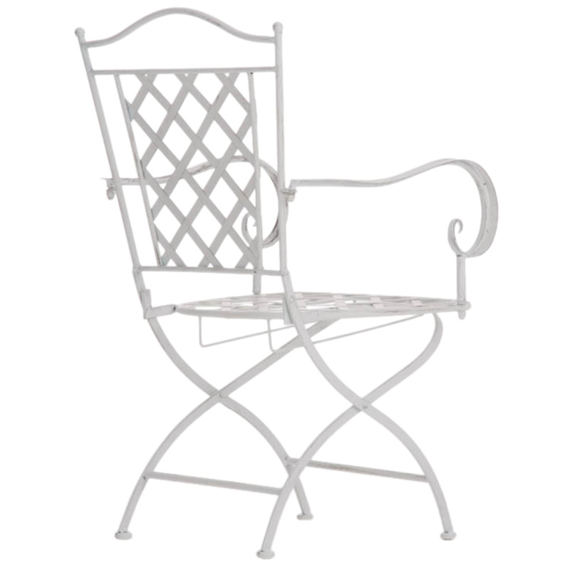 Ensemble de 2 chaises Adara blanc antique