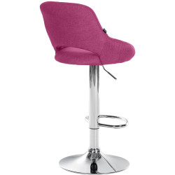 Ensemble de 2 tabourets de bar Milet en tissu violet C