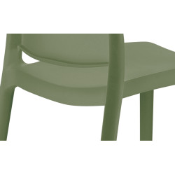 Ensemble de 2 chaises Maya olive