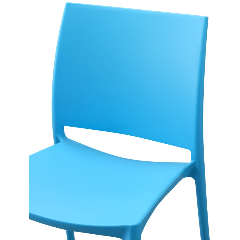 Ensemble de 2 chaises Meton bleu