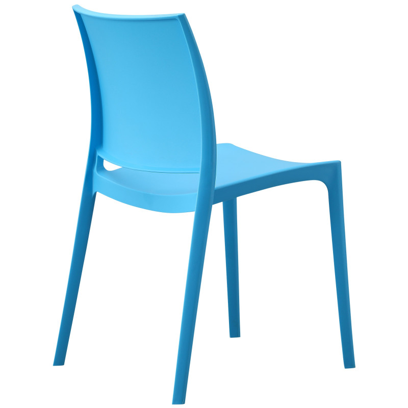 Ensemble de 2 chaises Meton bleu