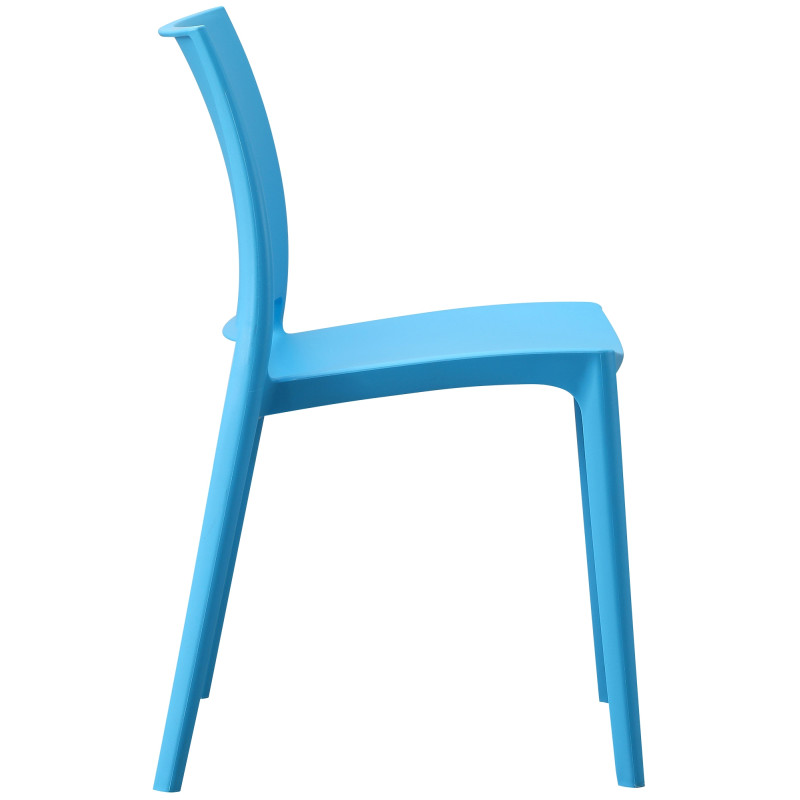Ensemble de 2 chaises Meton bleu