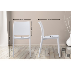 Ensemble de 2 chaises Meton...