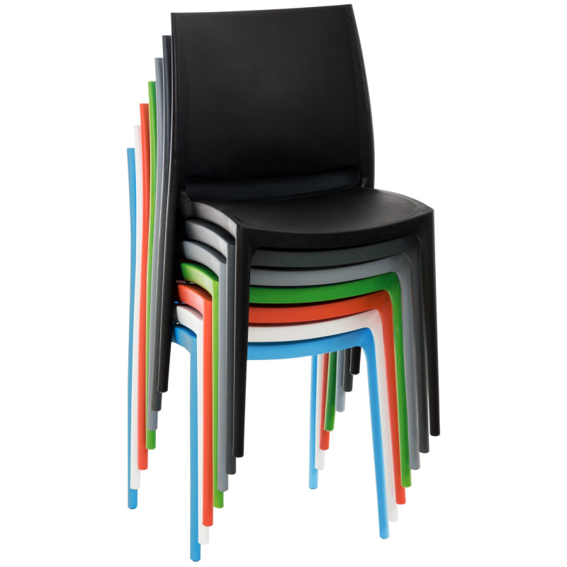 Ensemble de 2 chaises Meton blanc