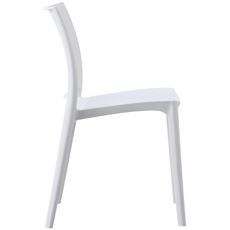 Ensemble de 2 chaises Meton blanc