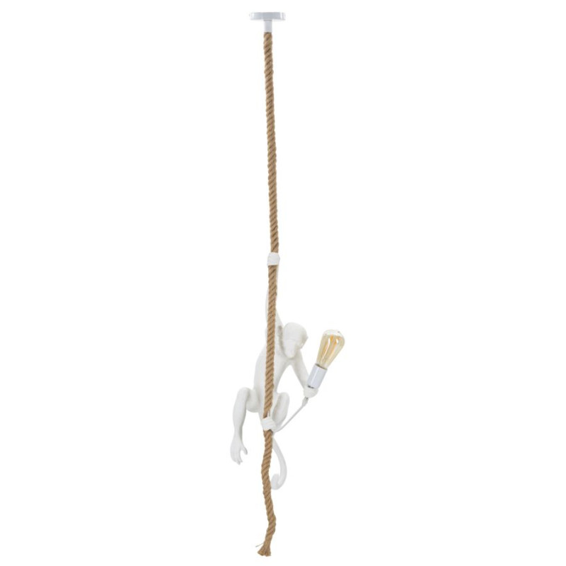 PLAFONNIER MONKEY BLANC CM Ø 27X32X60