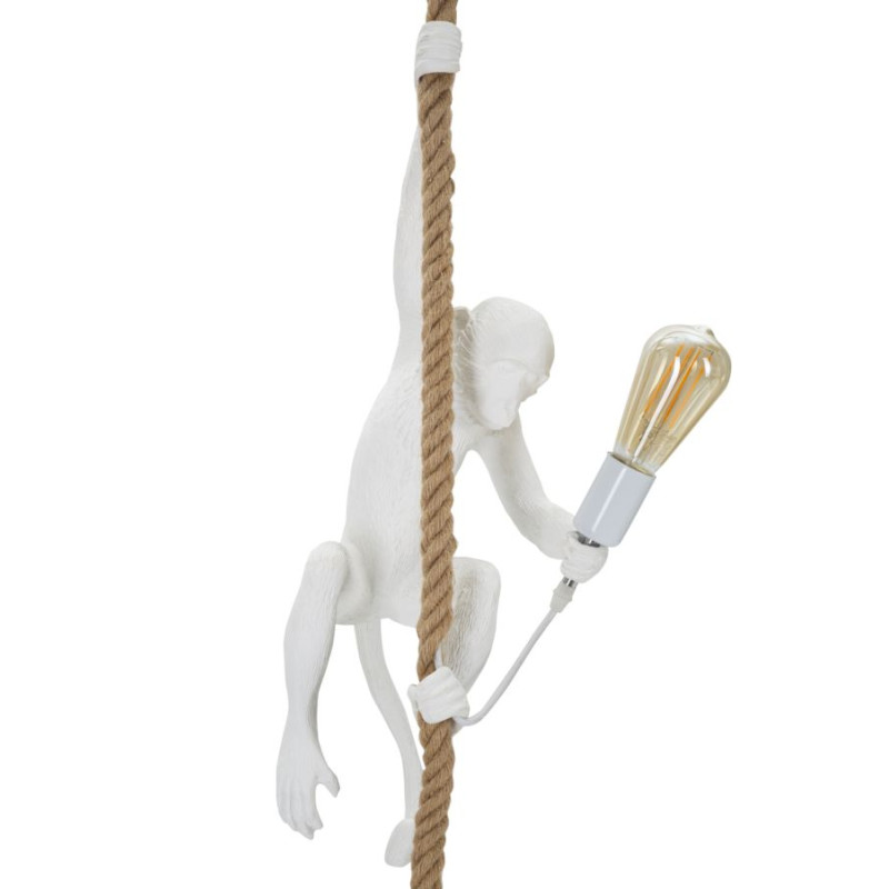 PLAFONNIER MONKEY BLANC CM Ø 27X32X60