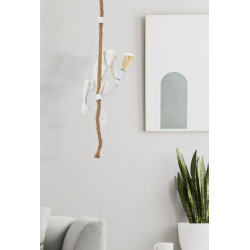 PLAFONNIER MONKEY BLANC CM Ø 27X32X60