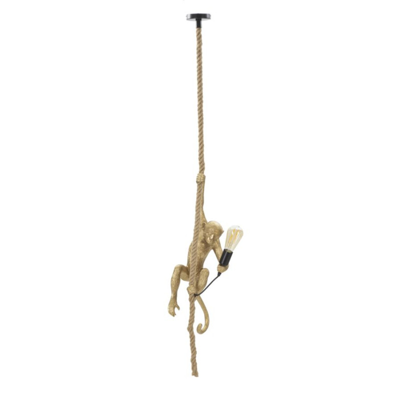 PLAFONNIER SINGE DORÉ CM Ø 27X32X60