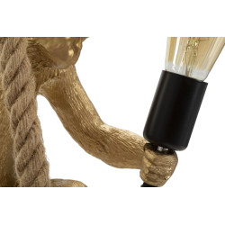 PLAFONNIER SINGE DORÉ CM Ø 27X32X60