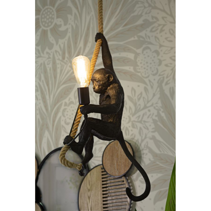 LAMPADAIRE MONKEY NOIR CM Ø 27X32X60