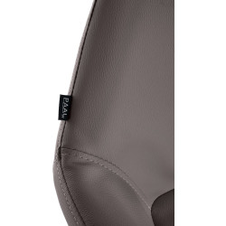 Sgabello da bar Braga Gold, similpelle marrone