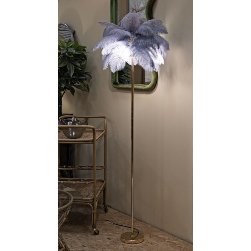 LAMPADAIRE PALM GRIS CM Ø 55X160