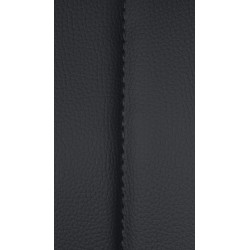 Ensemble de 2 tabourets de bar Milet en similicuir noir