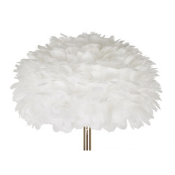 LAMPADAIRE FEATHERS SLIM BLANC CM Ø 43X170