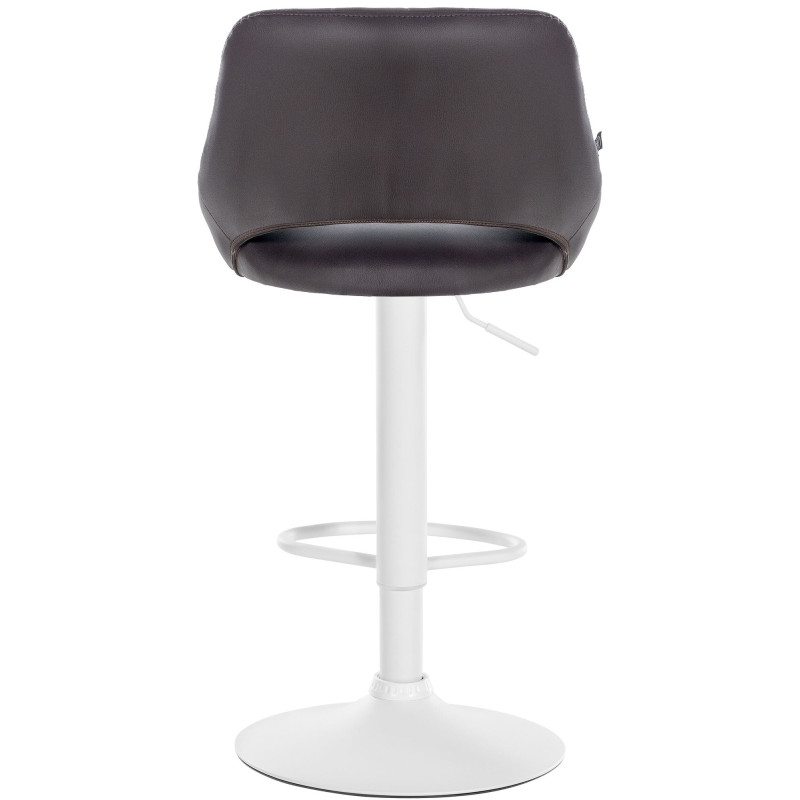 Set di 2 sgabelli da bar Milet, similpelle, marrone