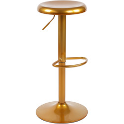 Tabouret de bar doré Williston