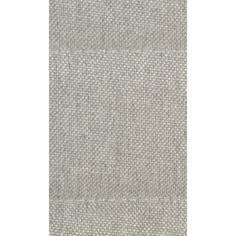 Juego de 2 taburetes de bar tapizados en tela Lex color crema