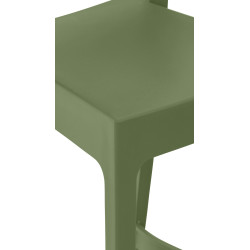 Ensemble de 2 tabourets de bar Maya olive